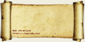 Jana Brkić vizit kartica